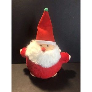 Vintage Santa  Decorative Plush Beanie Bottom 10" 1999 Cricket Co. Christmas